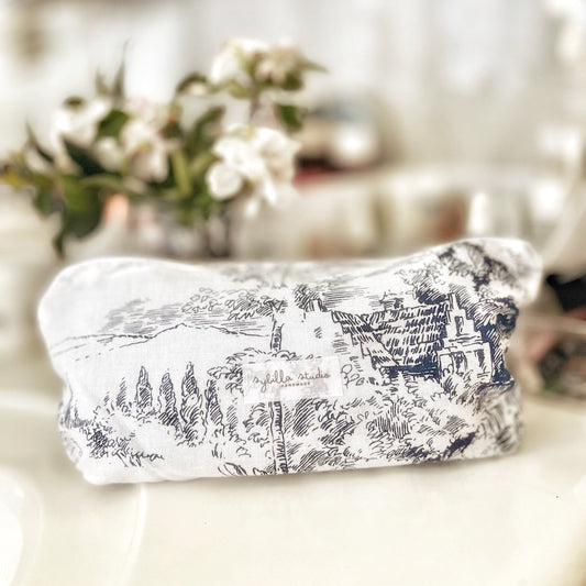 Cosmetiquero Toile de Jouy