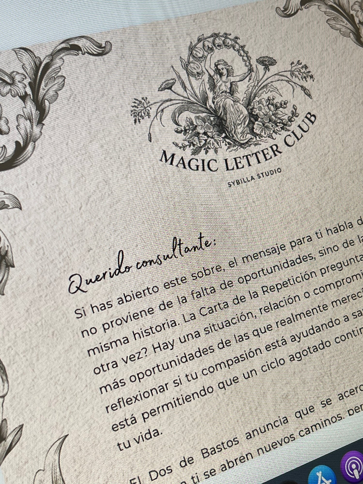MAGIC LETTER CLUB