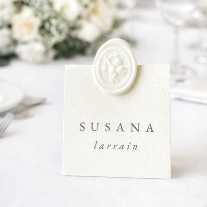 Tarjeteria nombre y menú para mesas