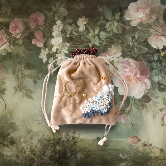 Saquito Velvet Cielo 17x13