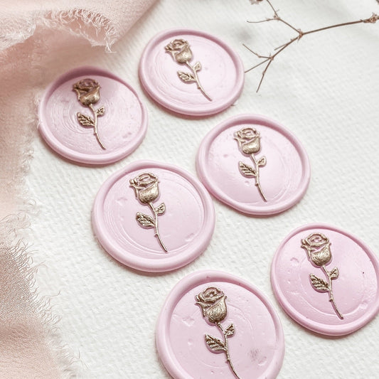 Set de 6 lacres Rose Gold