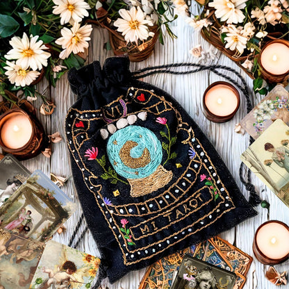 Saquito Velvet Negro Mi Tarot 25x17