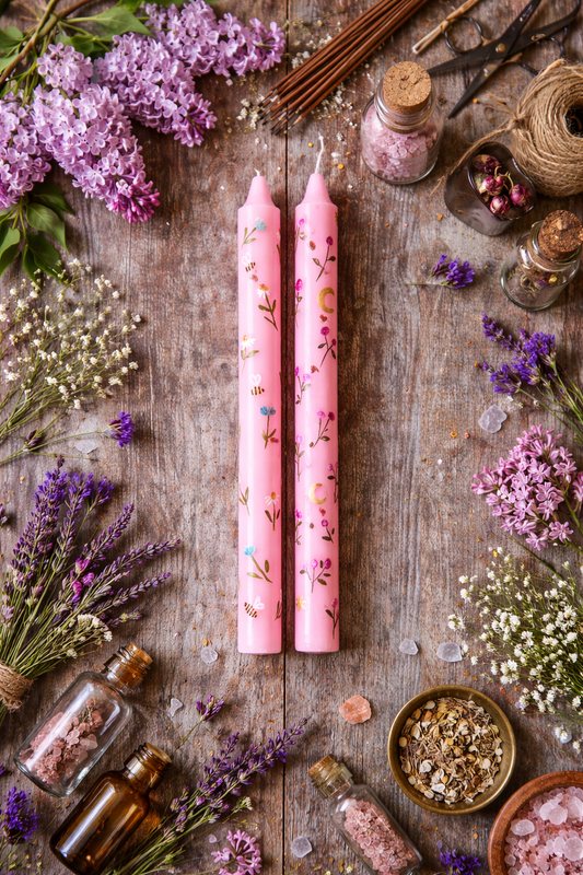 Set 2 velas Botanique Rose