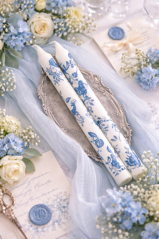 Toile de Jouy  Blue Candles