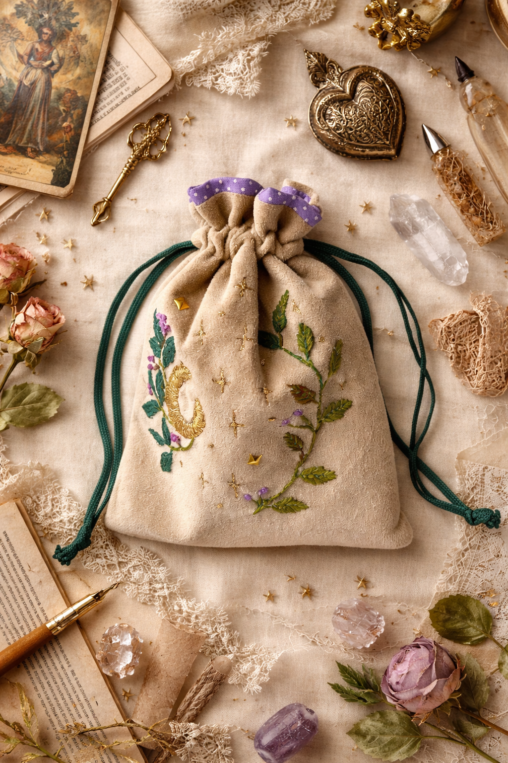 Saquito Velvet Beige 20x15