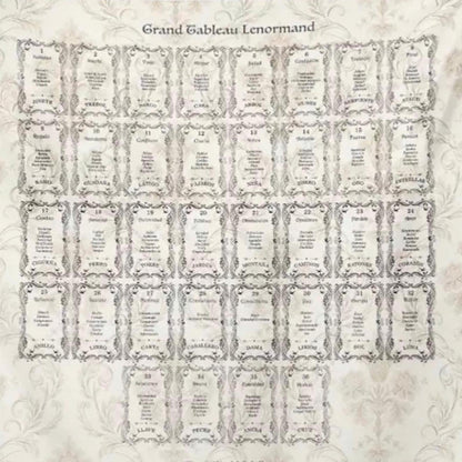 Tapete Grand Tableau Lenormand